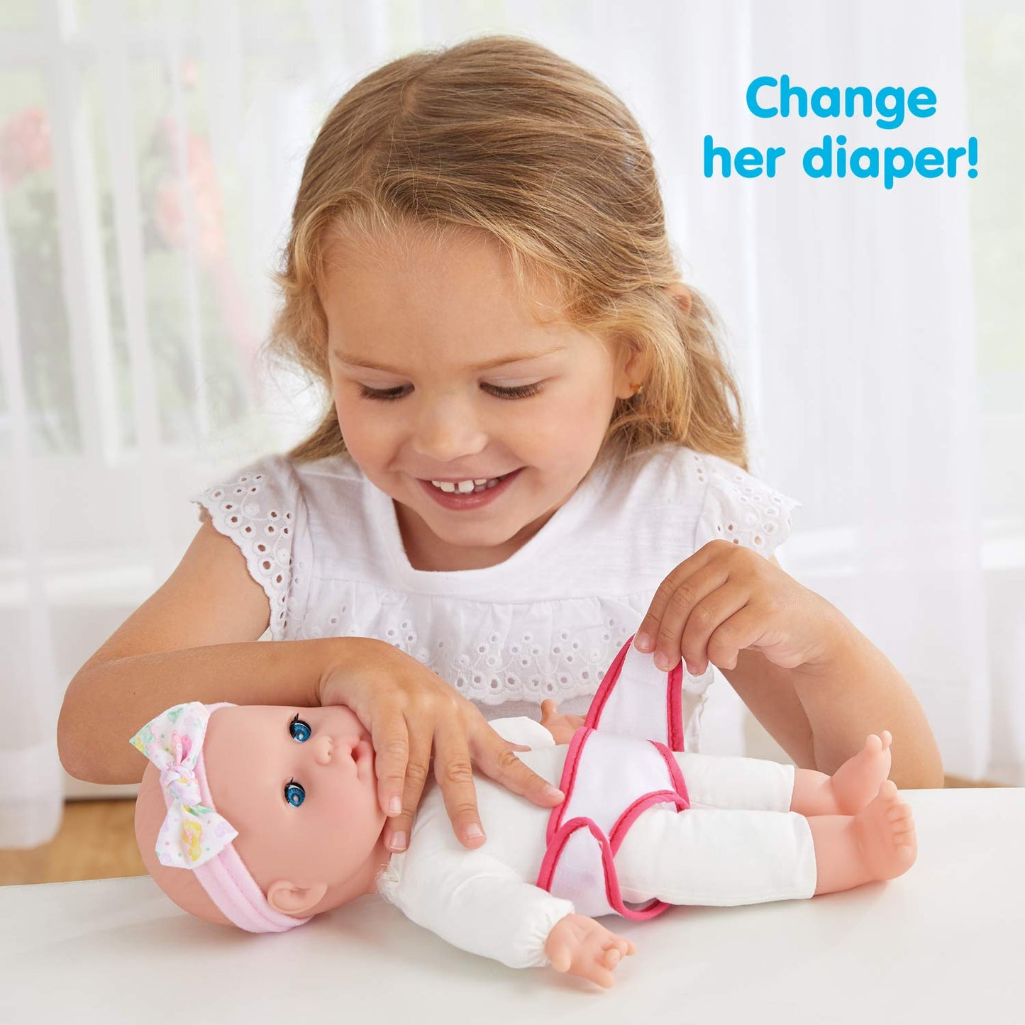 Kidoozie Sweetie Doll - Soft-Bodied 12 Inch Doll With Open And Close Eyes For Ages 12 Months And Up - Perfect For Encouraging Emotional Development And Imaginative Play!
