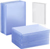 200 Pack 3x4 Top loaders for Cards - 35pt enhanced Hard Plastic Card Protectors Plastic Card Sleeves for Trading Baseball Game Sports Collectible Card (100 PCS Toploader + 100 PCS Penny Sleeves)