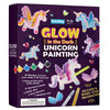 Yrinfay Glow In The Dark Unicorn Painting Kit - Arts And Crafts Easter Gifts For Kids 4-8 8-12 - Creative Cool Art Toys For Boys