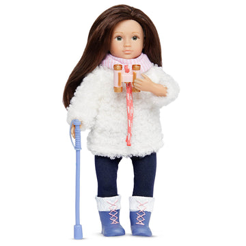 Lori Dolls - Farahs Hiking Set - Mini Doll & Hiking Accessories - Clothes & Accessories For 6-Inch Dolls - Boots, Flashlight, Ma