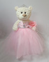 Kinnex Collections Since 1997 20'' Teddy Bear With Elegant Dress (Centerpiece) ~ B16631N-3 (Pink)