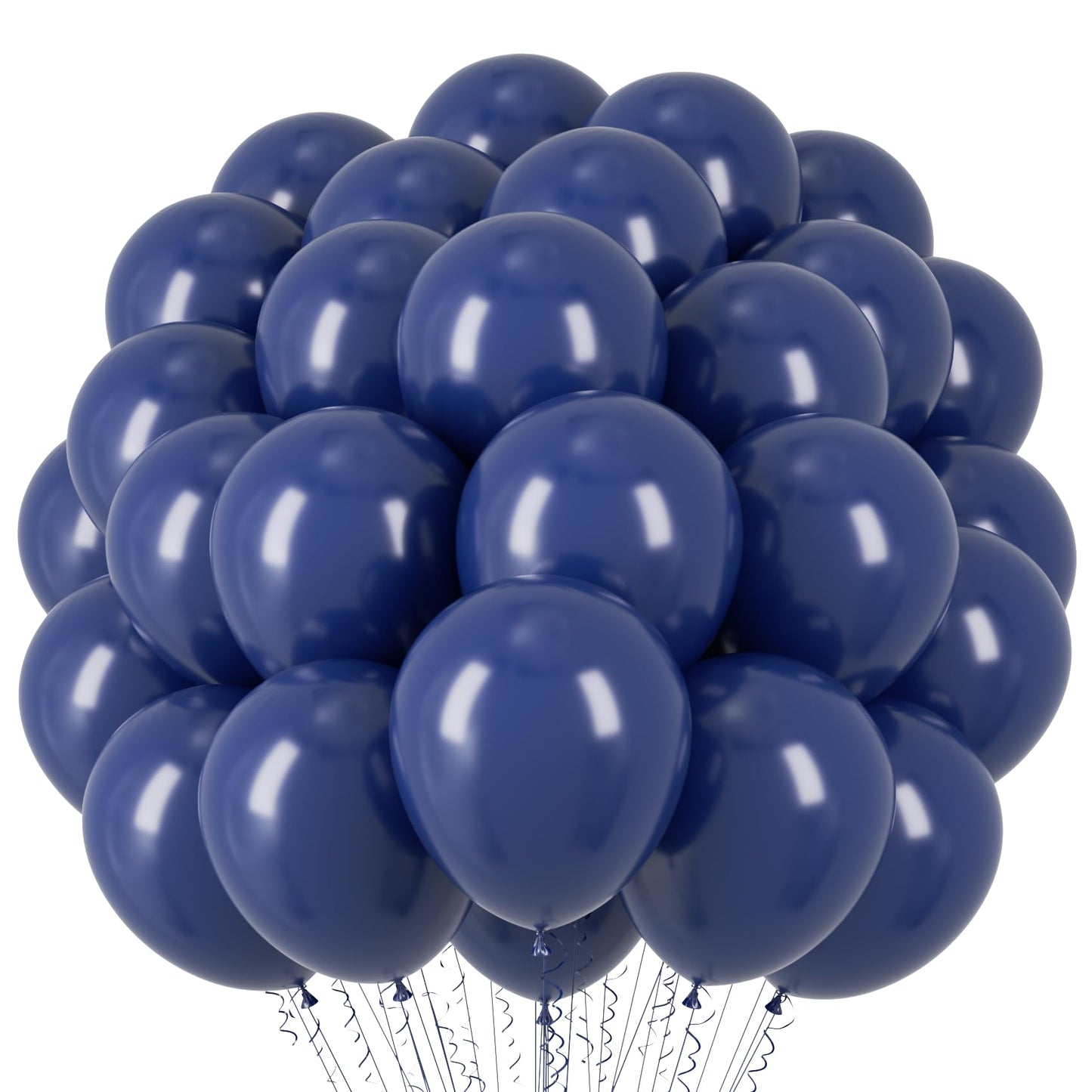 Voircoloria Navy Blue Balloons, 66Pack 12Inch Dark Blue Latex Party Balloons For Graduation, Wedding, Birthday, Baby Shower, Gen