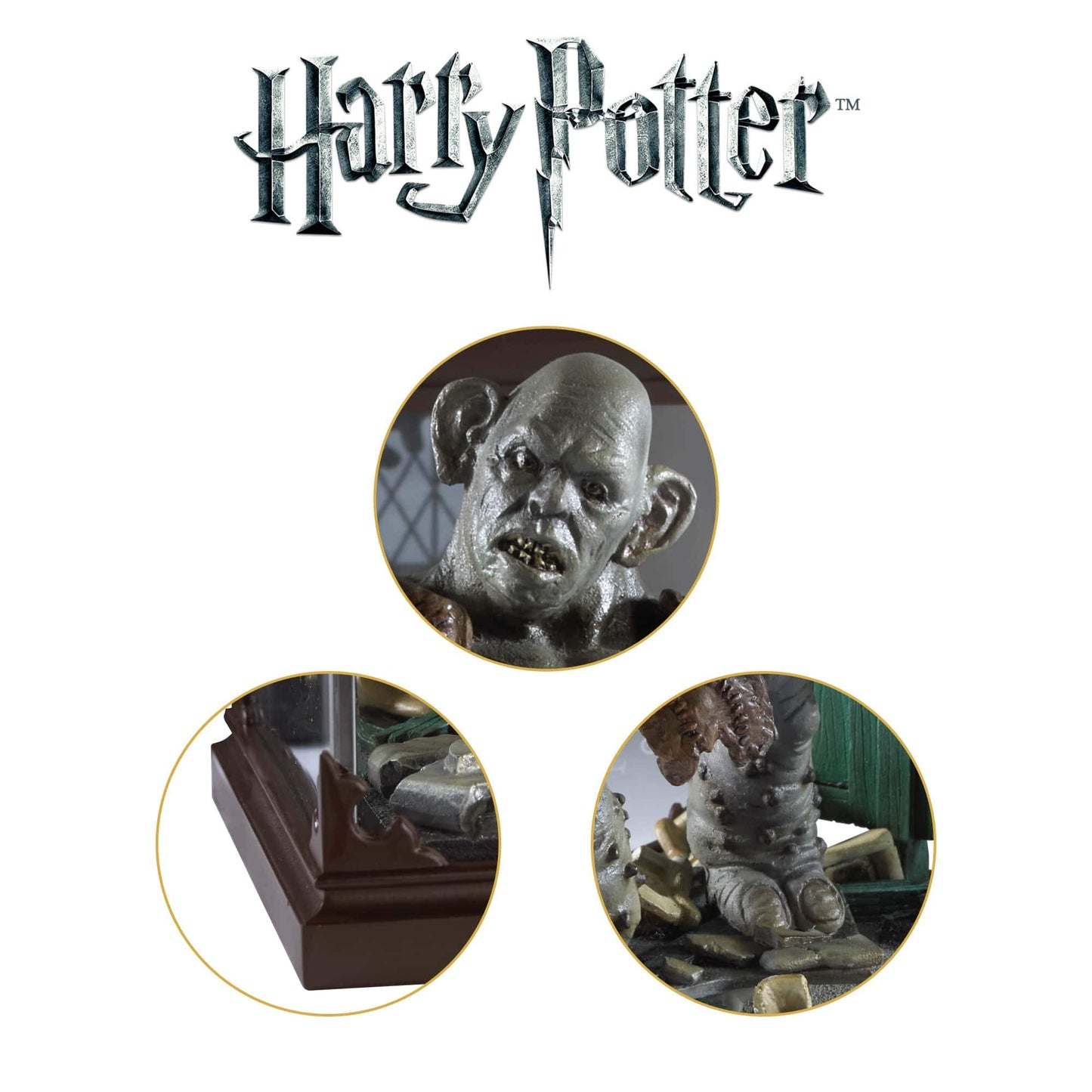 The Noble Collection Harry Potter Troll - Magical Creatures Figure, 7 Size, Various Colors, Collectible Display Item