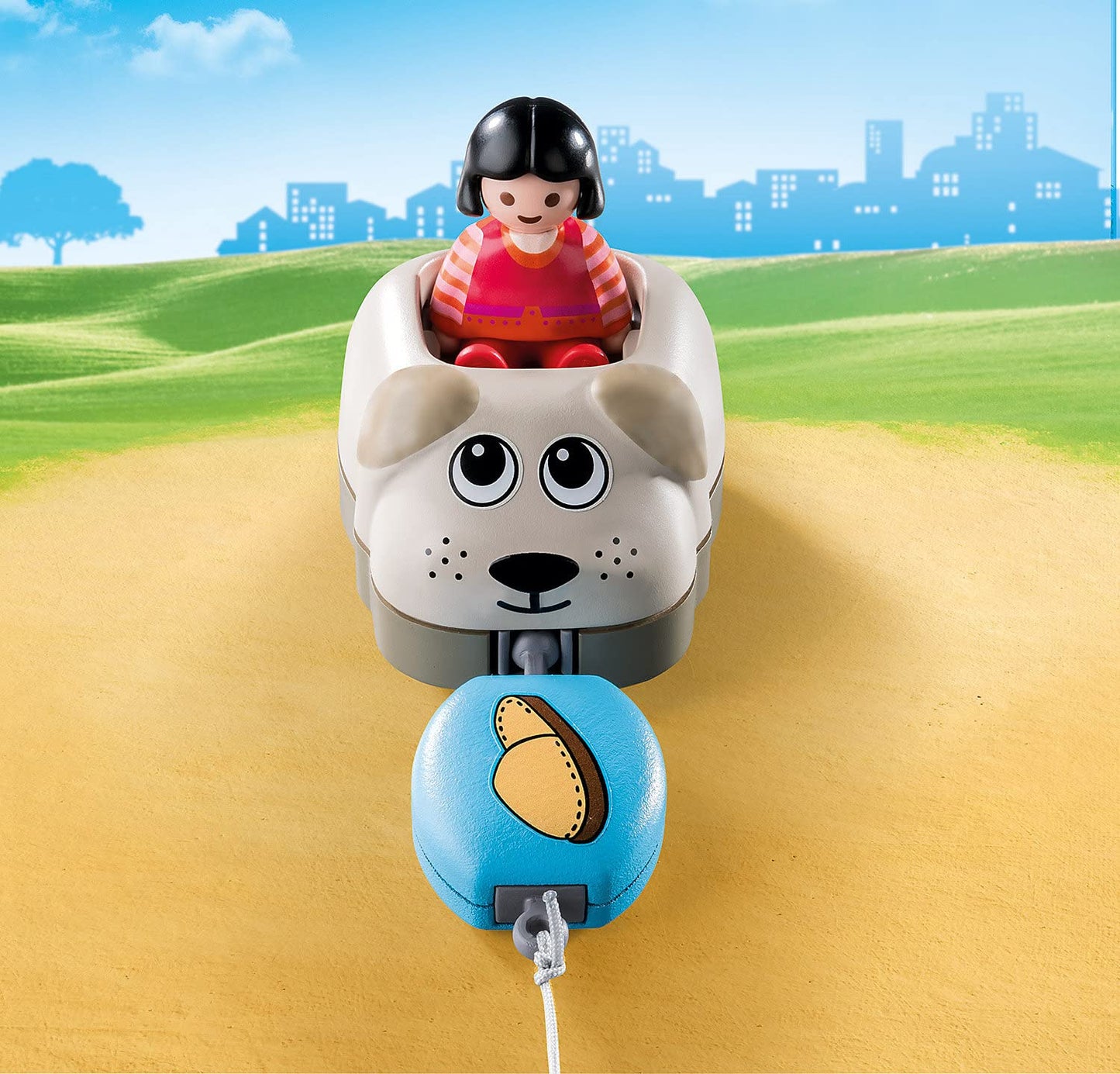 Playmobil 1.2.3 Hondentrein - 70406,Veelkleurig