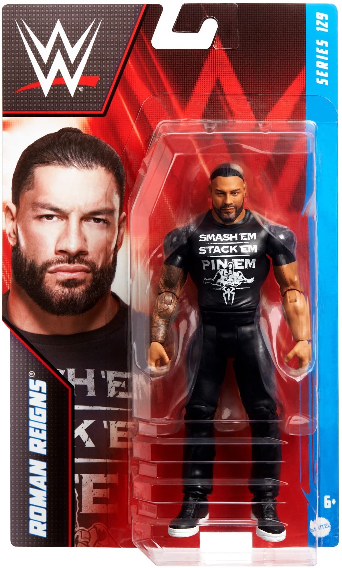 Wwe Basic Roman Reigns Action Figure, Posable 6-Inch Collectible For Ages 6 Years Old & Up??