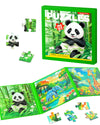 Magnetic Puzzles For Toddlers, Animal Forest Travel Puzzles Games For Kids Ages 3-5, Car Activities Toy For Boys Girls, Children