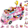 Bestie toys Ice Cream Trucks Building Toys for 6, 7, 8, 9, 10+ Year Old Kids Girls Boys, 25 Models STEM Projects Pretend Play Fo