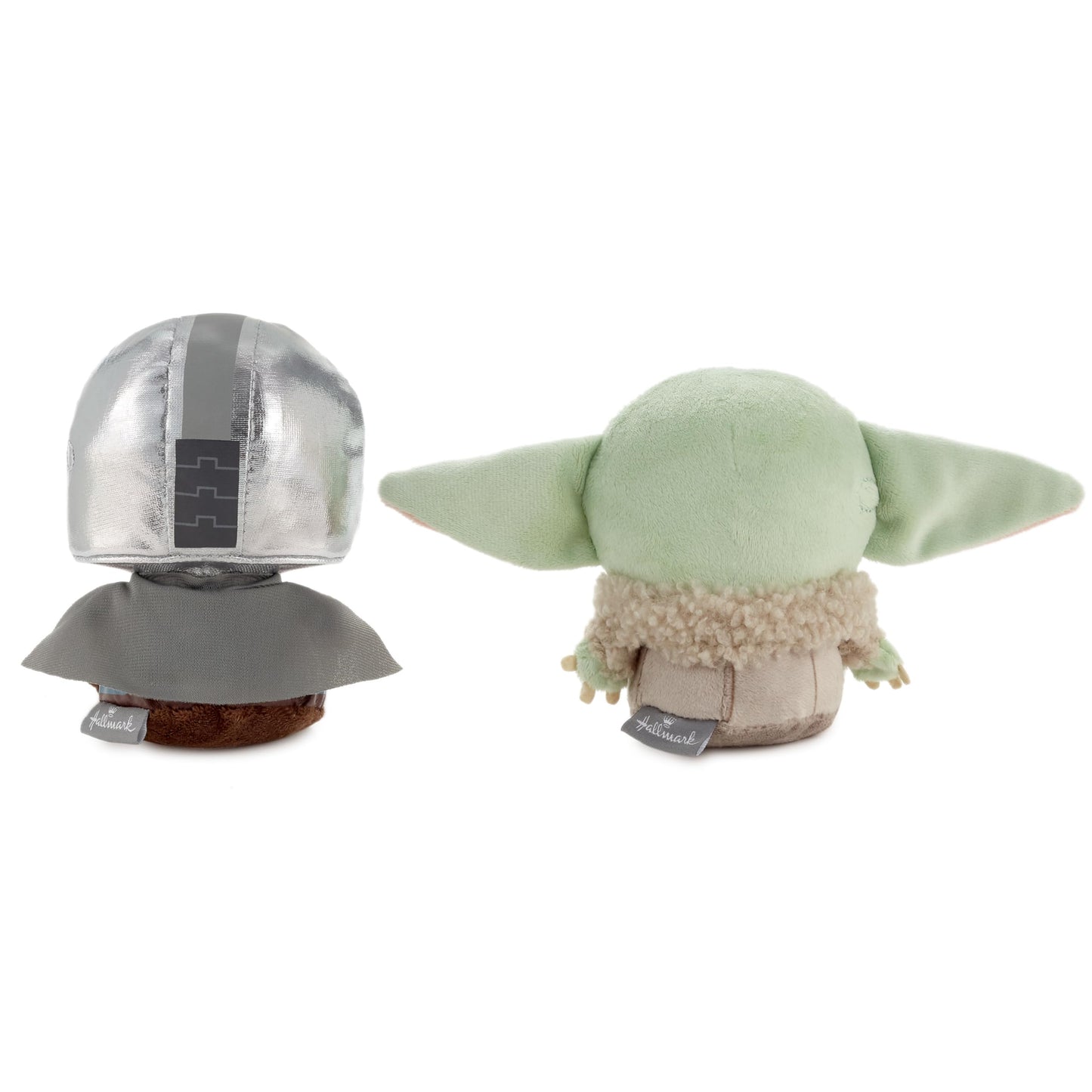 Hallmark Magnetic Plush Toy Set - Star Wars Mandalorian Mando & Grogu, 5" Fabric Stuffed Toys for Kids and Fans