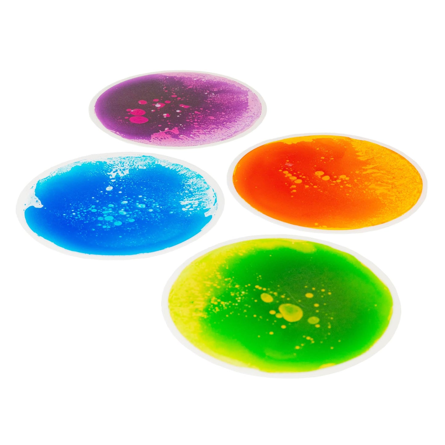 Fun And Function - Jumbo Gel Floor Tiles - Large (20 X 20 Inch) Liquid Floor Tiles For Sensory Needs - Sensory Floor Tiles For S