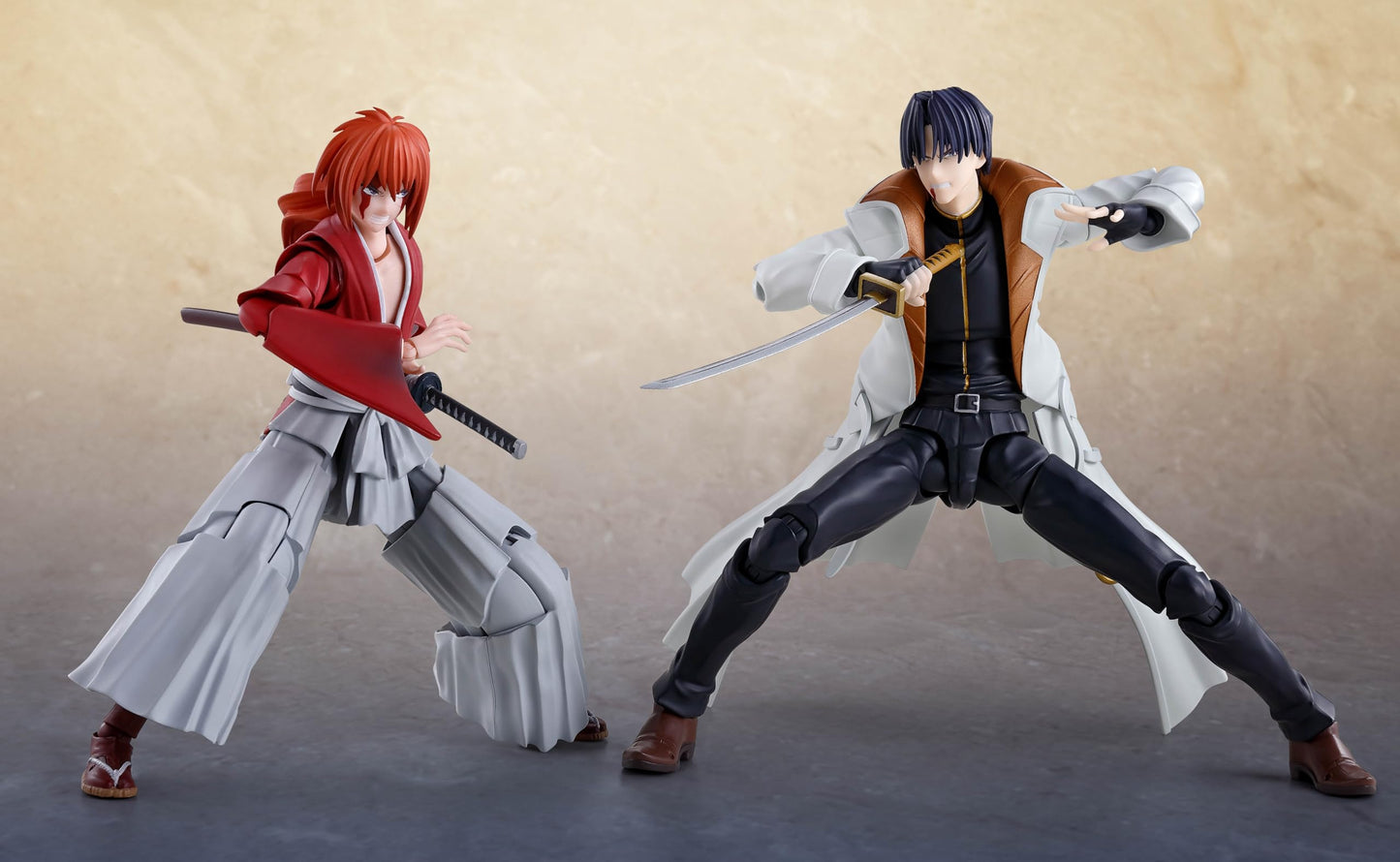 Tamashii Nations - Rurouni Kenshin: Meiji decorative replica bladesman Romantic Story - Aoshi Shinomori Bandai Spirits S.H.Figuarts Action Figure