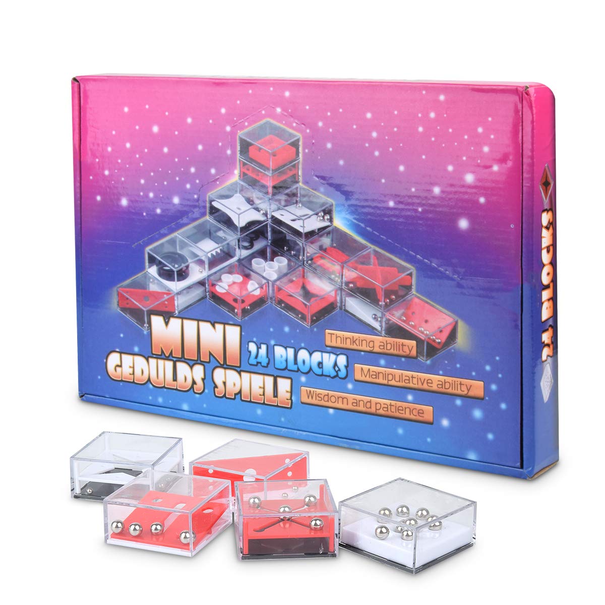 Hotusi Puzzle Toy Box Game Kids Teenager Balance Iq Party Favor Games Cube Puzzle Stocking Stuffers For Party Favors Supplies -2
