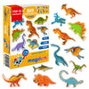 Dinosaur Magnets - Fridge Magnets For Kids -15 Large Fridge Magnets For Toddlers -Refrigerator Magnets For Kids- Baby Magnets Animal Magnets Kids Magnets - Toddler Toys Magnetic Toys Baby Toys