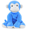 WEIGEDU Blue Monkey Plush Toy - Soft Stuffed Animal for Toddlers, 7.9" - Model 21221-Blue, Perfect Gift for Kids