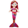 June Garden Plush Mermaid Doll - 16.5" Sparkly Aurelia, Soft Polyester Gift for Toddler Girls, Model JG18020AF