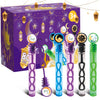 80Pcs Eid/Ramadan Mubarak Bubble Wands, Mini Bubble Wands for Eid Party Favors, Islamic Gift Toys for Girls Boys Kids Toddler Ad