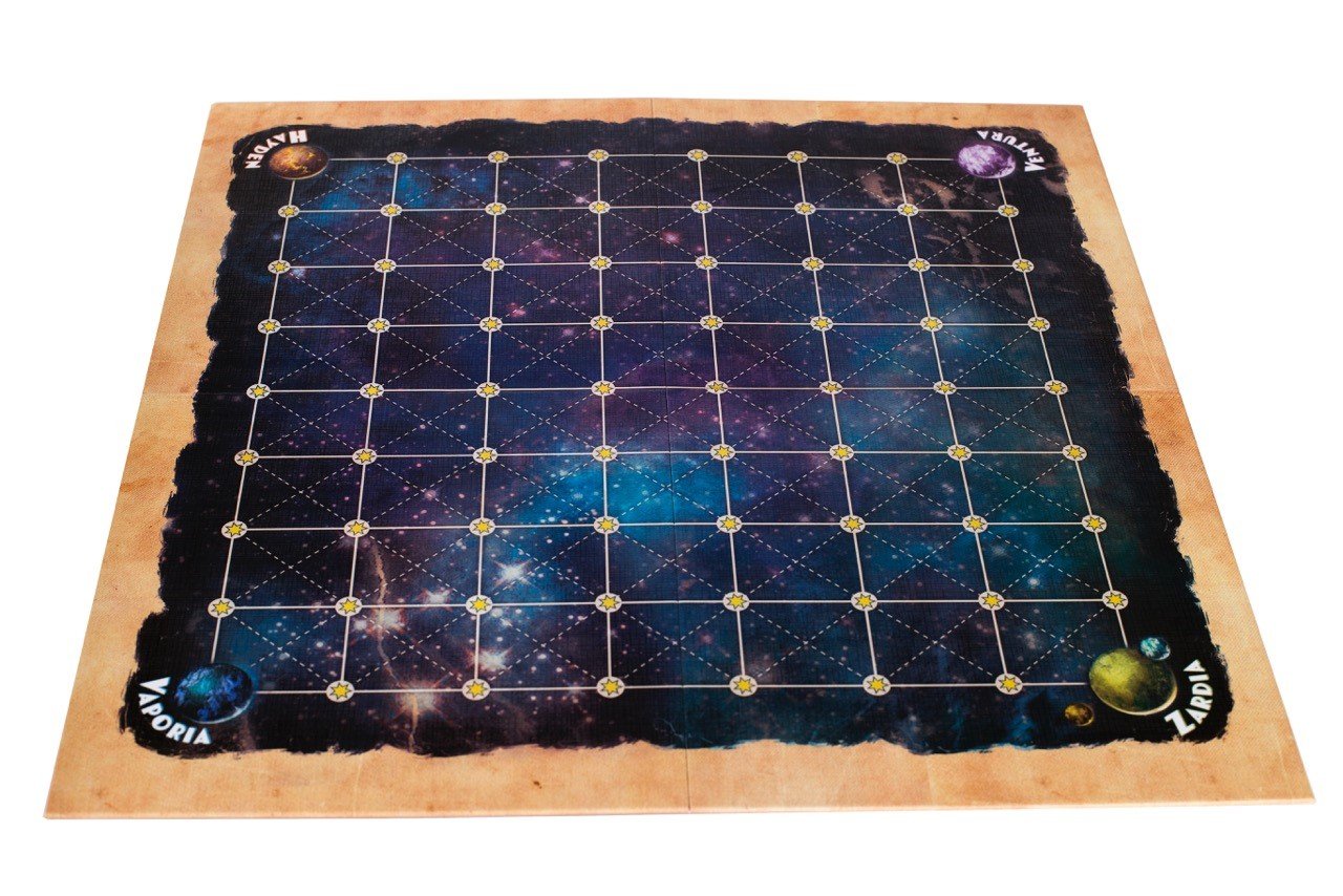 Idw Games Idw01080 Rayguns And Rocketships Board Game, Blue