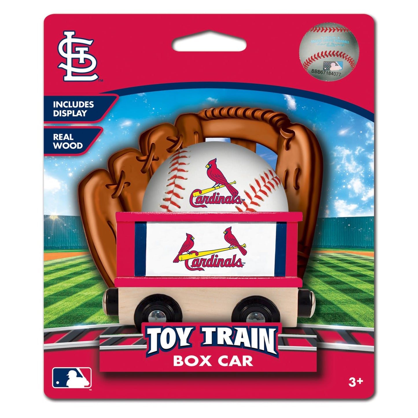 Masterpieces Slc2110: St. Louis Cardinals Wood Train Box Car