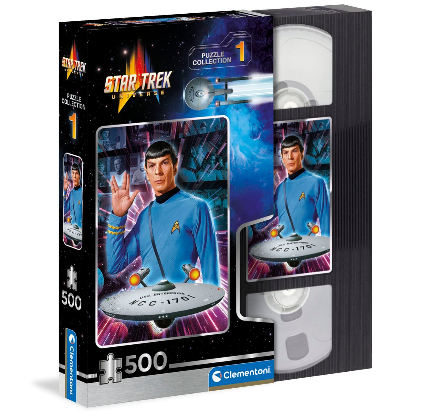 Clementoni - Star Trek - Cult Movie - Collection Puzzle Of 500 Pieces - Patience And Thinking Game - Portrait Size - Net Image -