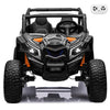 MOLACHI 4WD Kid Ride on Car Truck Toy 2 Adjustable Seater Children Electric Cars Soft Start 24V Kids Remote Control Vehicles 3 Speeds LED Lights 4 Shock Absorbers Bluetooth-Black