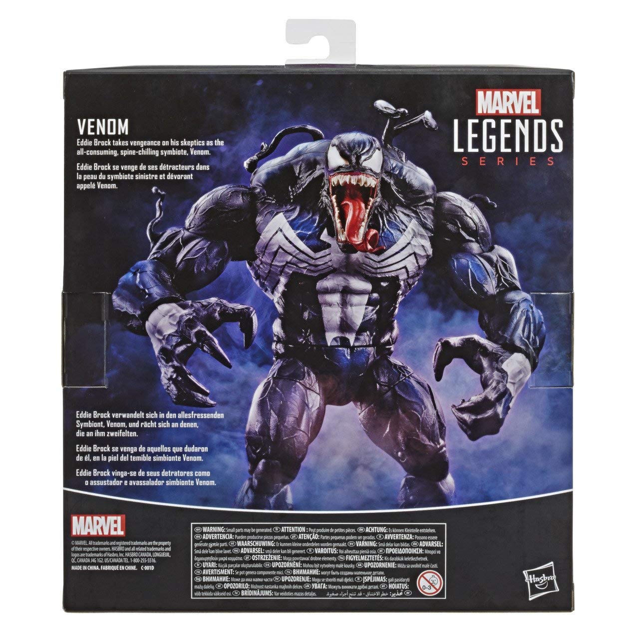 Marvel Hasbro Legends Series 6-Inch Collectible Action Figure Venom Toy, Premium Design, Detail, And Articulation, Ages 4 And Up