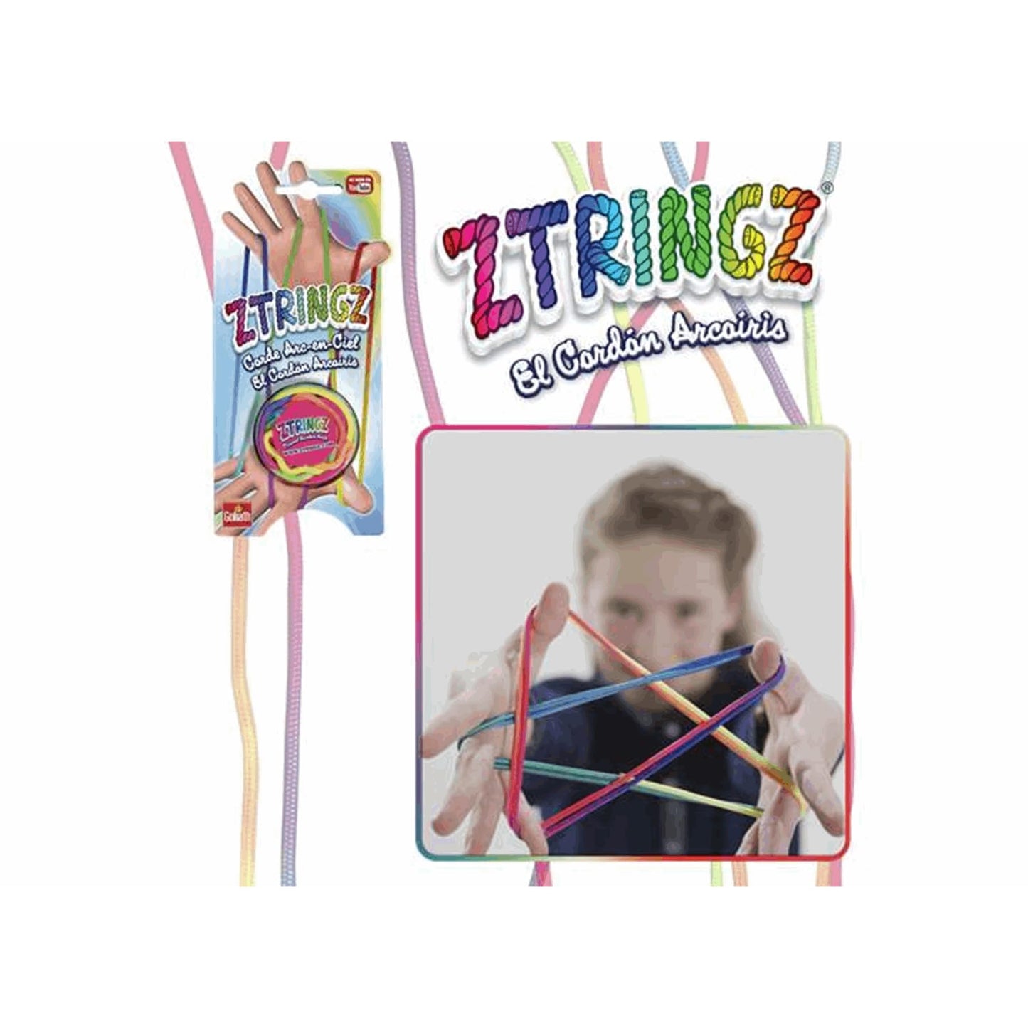 Goliath Ztringz - Twist, Turn And Create With The Original Rainbow Rope - Recommended For Ages 5 And Up