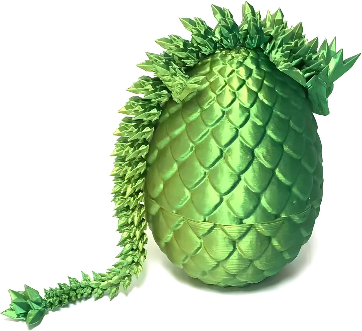 3D Printed Dragon Fidget Toys Dragon Egg 12Inch Flexible Dragon Toy 3D Printed Dragon Egg With Articulated Dragon Inside Fidget