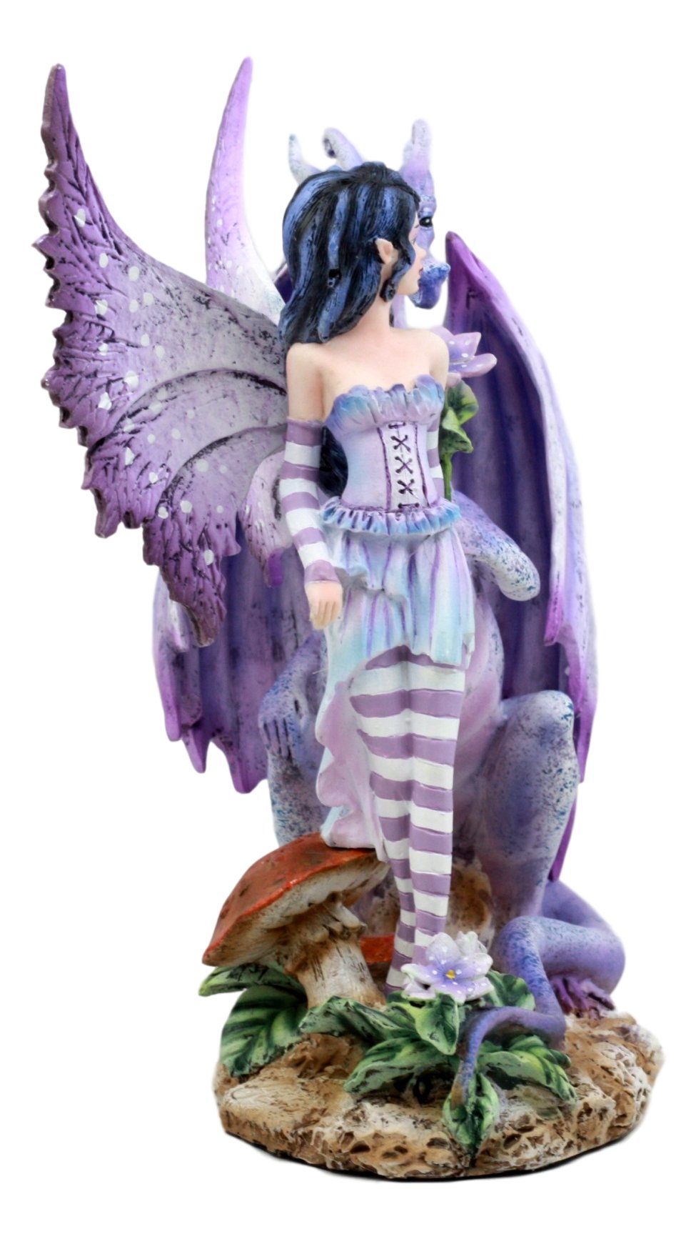 Ebros Gift Amy Brown Romantic Twilight Dragon Courting Fairy Figurine Dragons Are Romantic Statue Fantasy Collectible 8' H