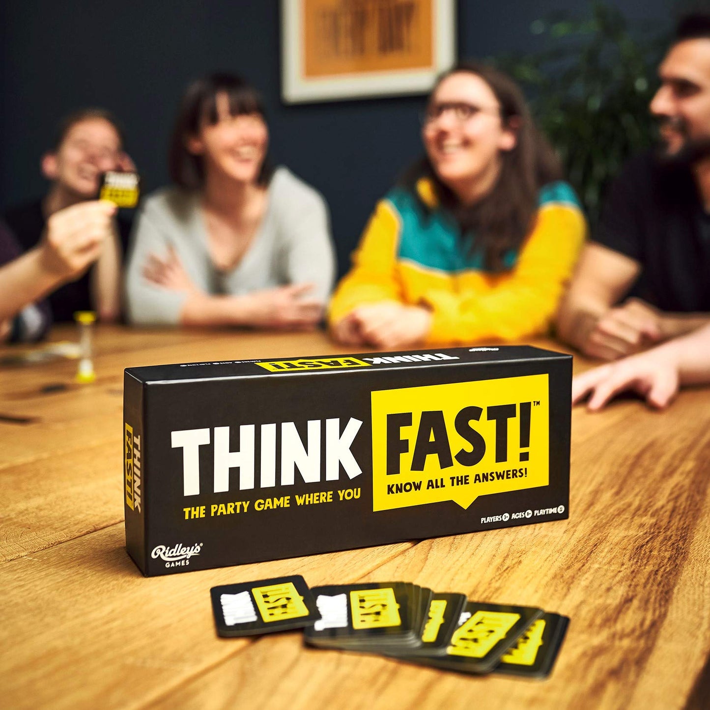 Ridley’S Games: Think Fast! Group Party Game – Fast-Paced, Easy To Play Party Games – Fun For All Ages – Random Trivia Game For Adults And Kids
