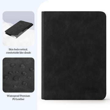 Tcguard Trading Card Binder, 9 Side Loading Pocket Card Album Hold Up To 540 Cards, Zipper Binder For Cards Collection, Tcg Card