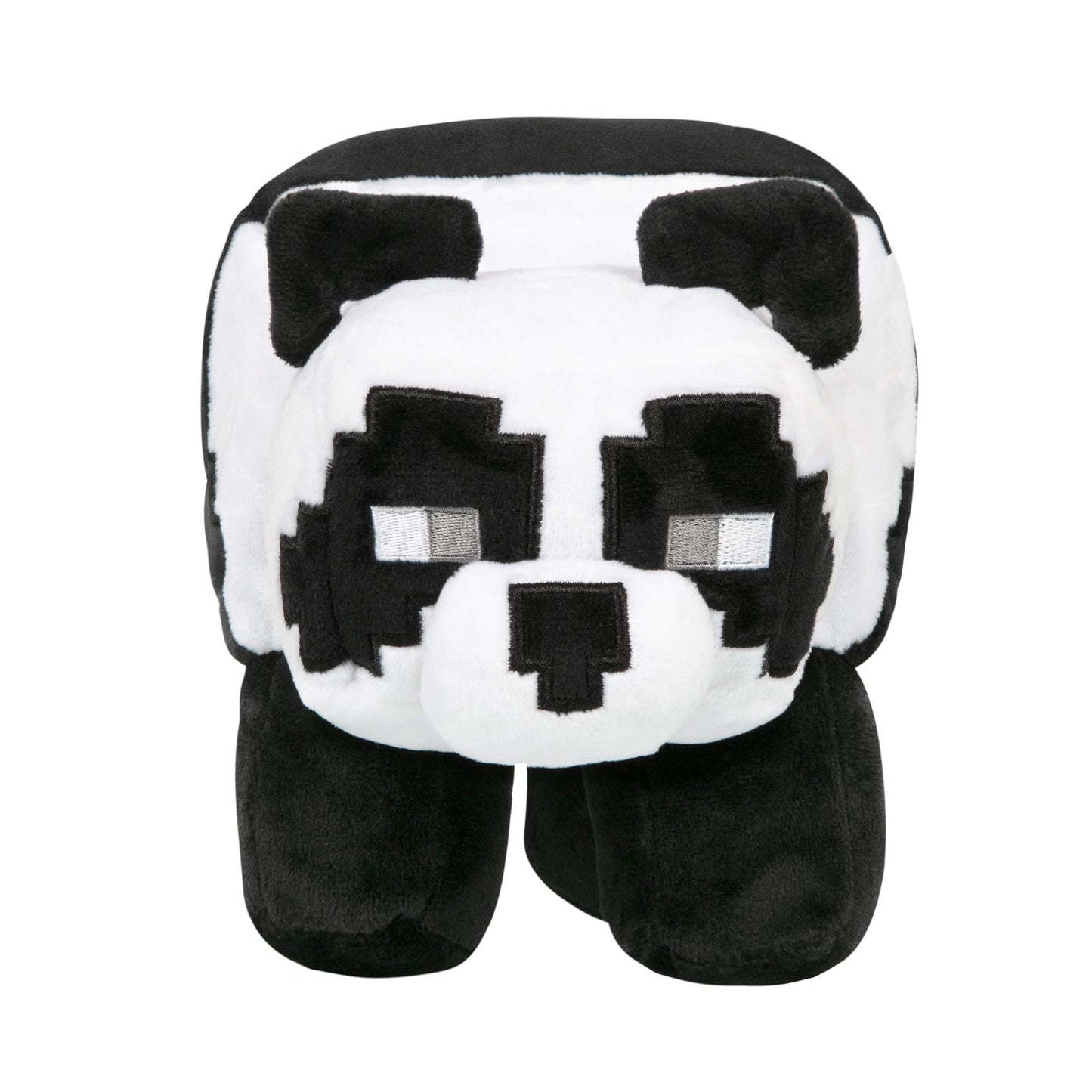 Jinx Minecraft Adventure Panda Plush Stuffed Toy, Black/White, 9.5' Long