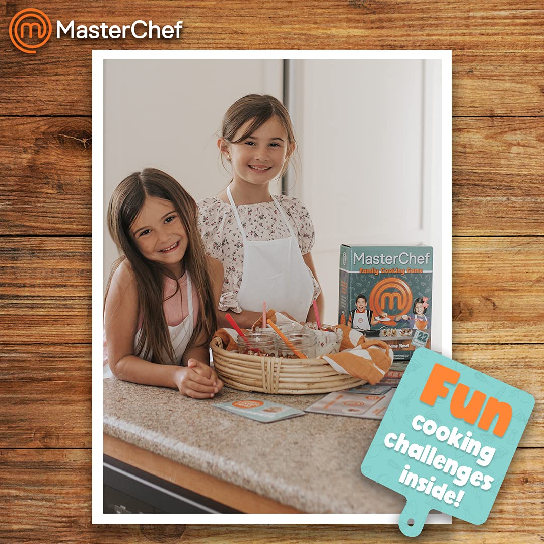 Masterchef Family Cooking Game. Turn Mealtime Into Game Time! Ages 7+, Multicolor, 22 Family Tested Recipes