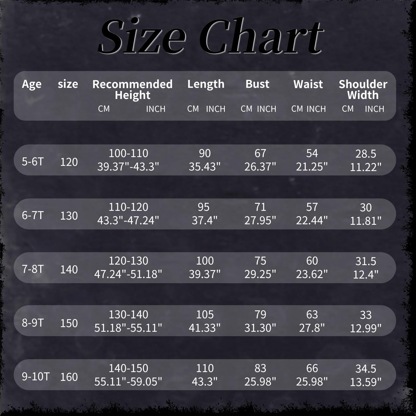 Yogfit Halloween Costume Girls Dress For Kids Perfect For Halloween, Cosplay, And Parties