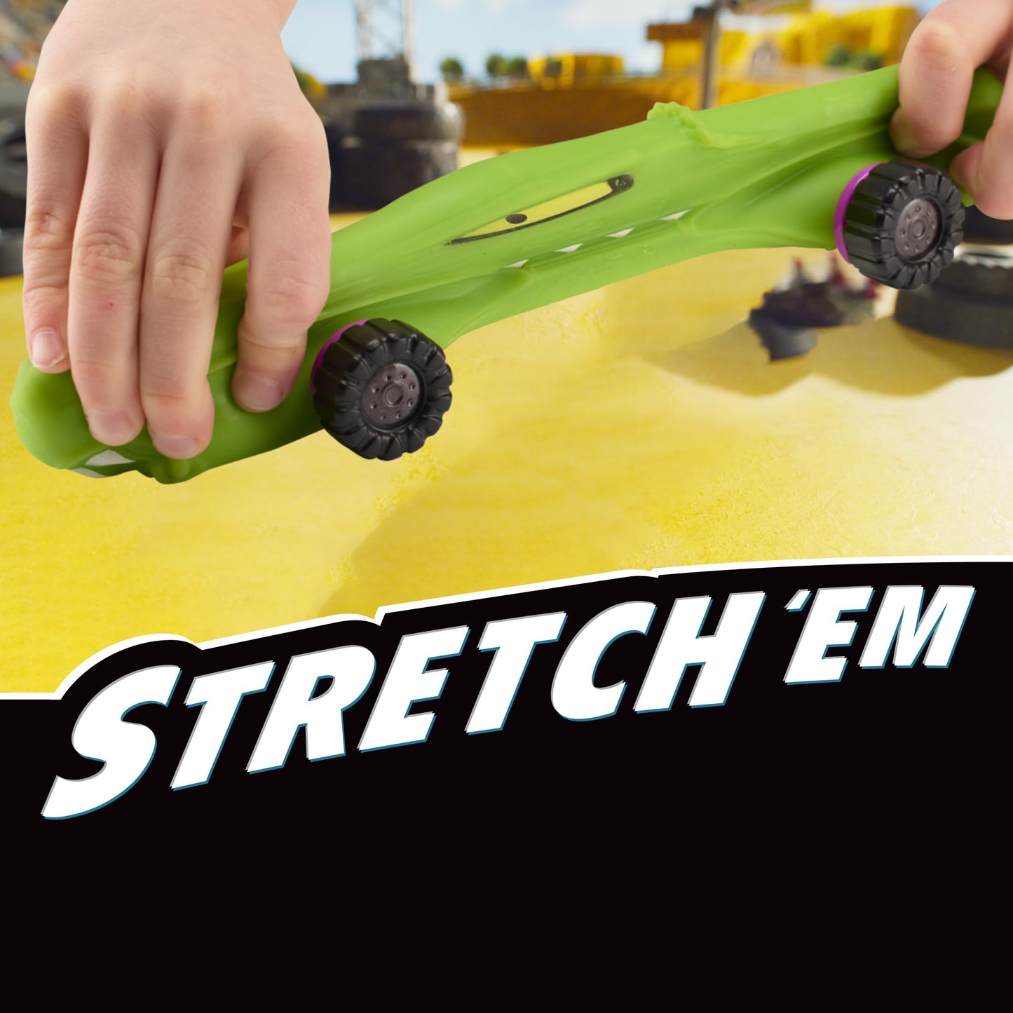 Heroes of Goo Jit Zu Goo Mobiles Wreckin Rockjaw - Stretchable Silicone Toy for Kids, Multicolor, Model 42701, Ideal for Ages 4+