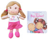 MartLoop Big Sister Doll & Book Bundle - 18" Pink Cotton Doll, Model SG_B01E6ELUKY