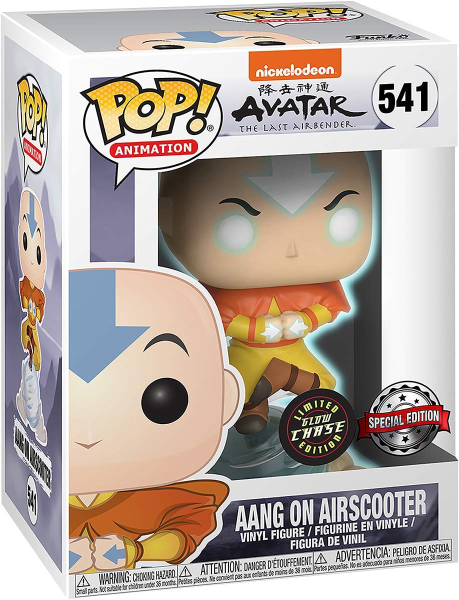 Pop Funko 36470 Animation: Avatar The Last Airbender - Aang On Airscooter (Special Edition) #541