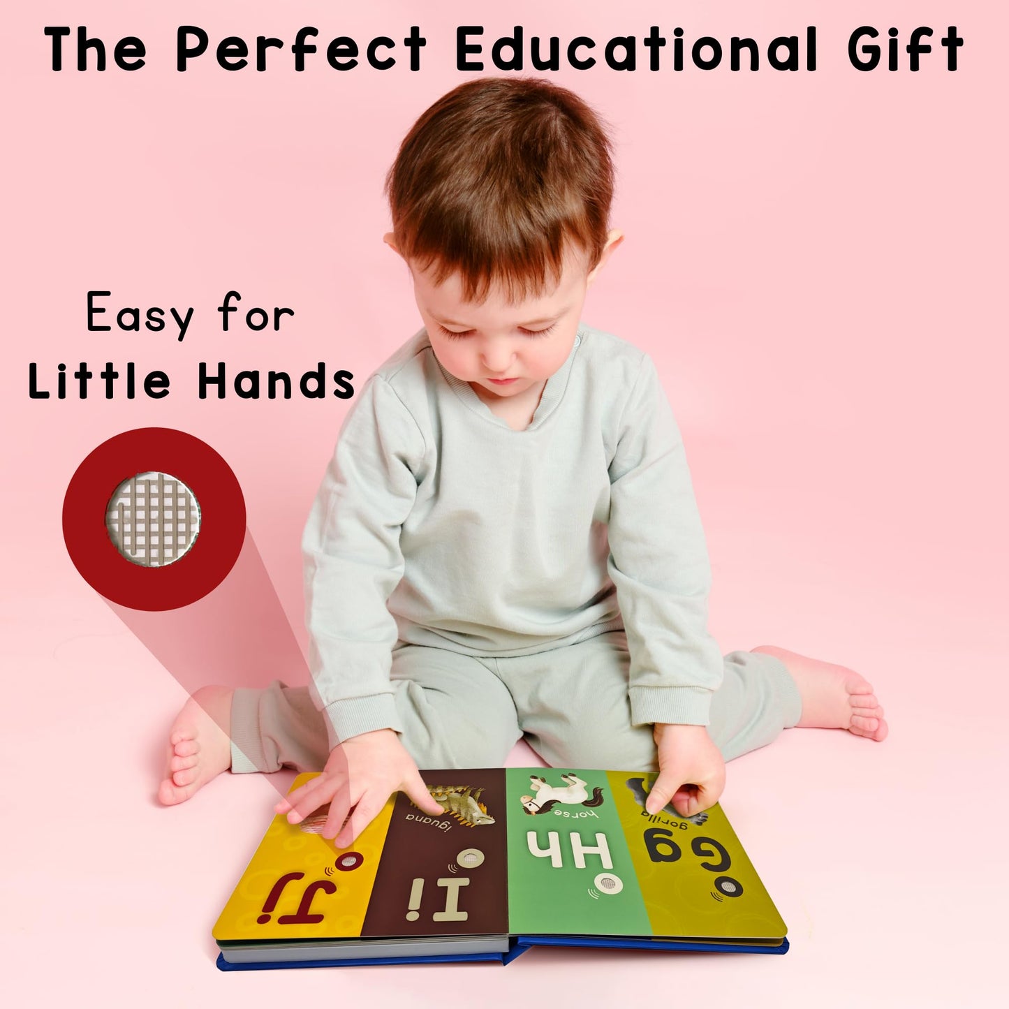 Learning Bugs Interactive Letter Song Book For 1 Year Olds - 26 Alphabet Songs, Nursery Rhyme Tunes, Abc Recital For 2 Year Olds