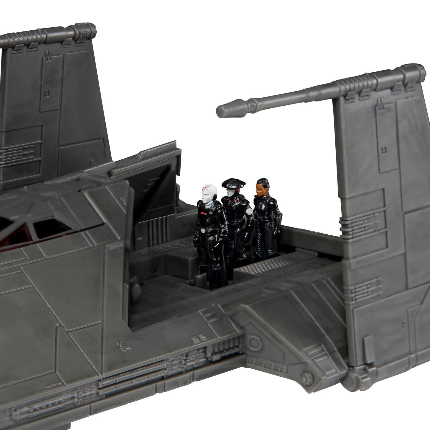 Star Wars Micro Galaxy Squadron Inquisitor Transport Scythe - 7-Inch Starship Class Vehicle With Three 1-Inch Micro Figure Accessories