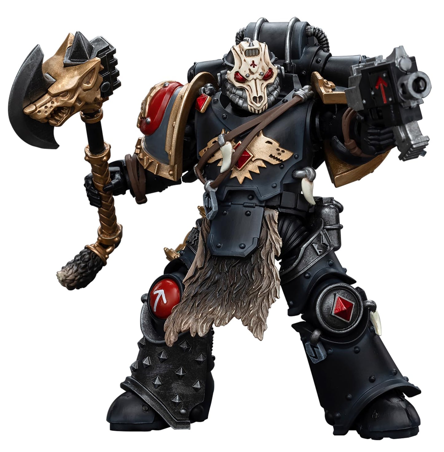 Joytoy Warhammer 40K 1/18 Action Figures, Space Wolves Deathsworn Pack Deathsworn 5 Perfect For Collectors & Decor, Ideal Gift F
