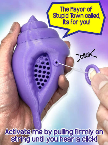 Munnygrubbers - Mystic Conch Shell - Non-Canon Parody Of Magic Conch Shell - Ask A Yes Or No Question And Pull String - Fortune Telling - Decision Making - (V4+ Lavender)