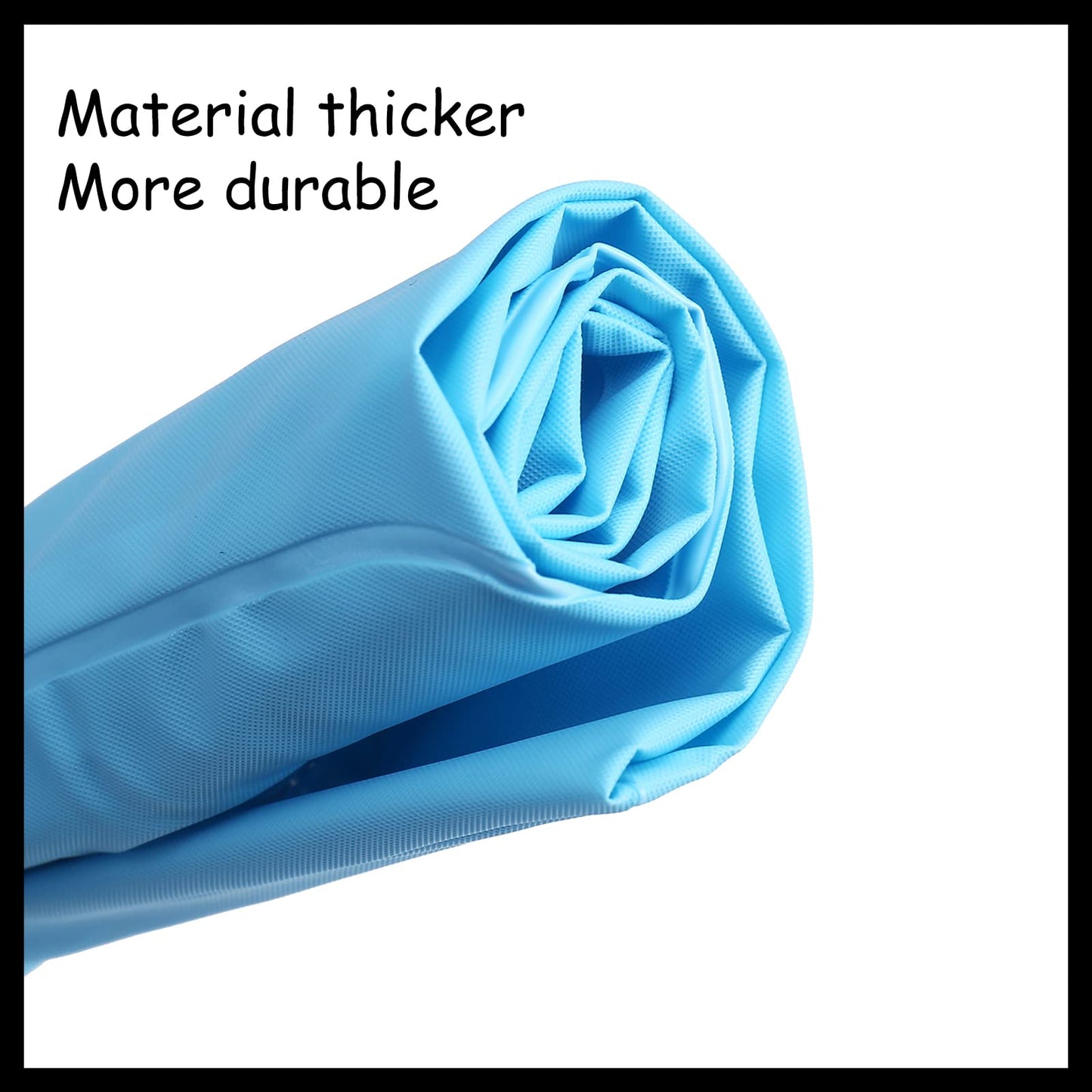 4 Pcs Arm Floaties Inflatable Toddler Baby Swimming Sleeves Rings Arm Bands Water Wings Pool Floats For Kids Adults Childern (Bl