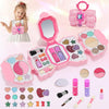 Topsolid Kids Makeup Kit for Girl, Real Washable Makeup for Kid with Mirror, Kids Makeup Sets for Girls 5-8, Princess Toys Cosme