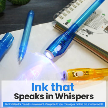 Herofiber 12 Invisible Ink Pen With Uv Light, Party Favors For Kids 8-12, Escape Room Party Favors, Goodie Bag Stuffers For Kids 8-12, Spy Party Favors, Magic Marker For Secret Message (12Pcs)