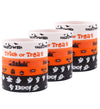 CCINEE 36pcs Rubber Wristbands 6 Novelty Halloween Pattern Silicone Bracelets Rubber Bands for Halloween Party Bag Filler Supply