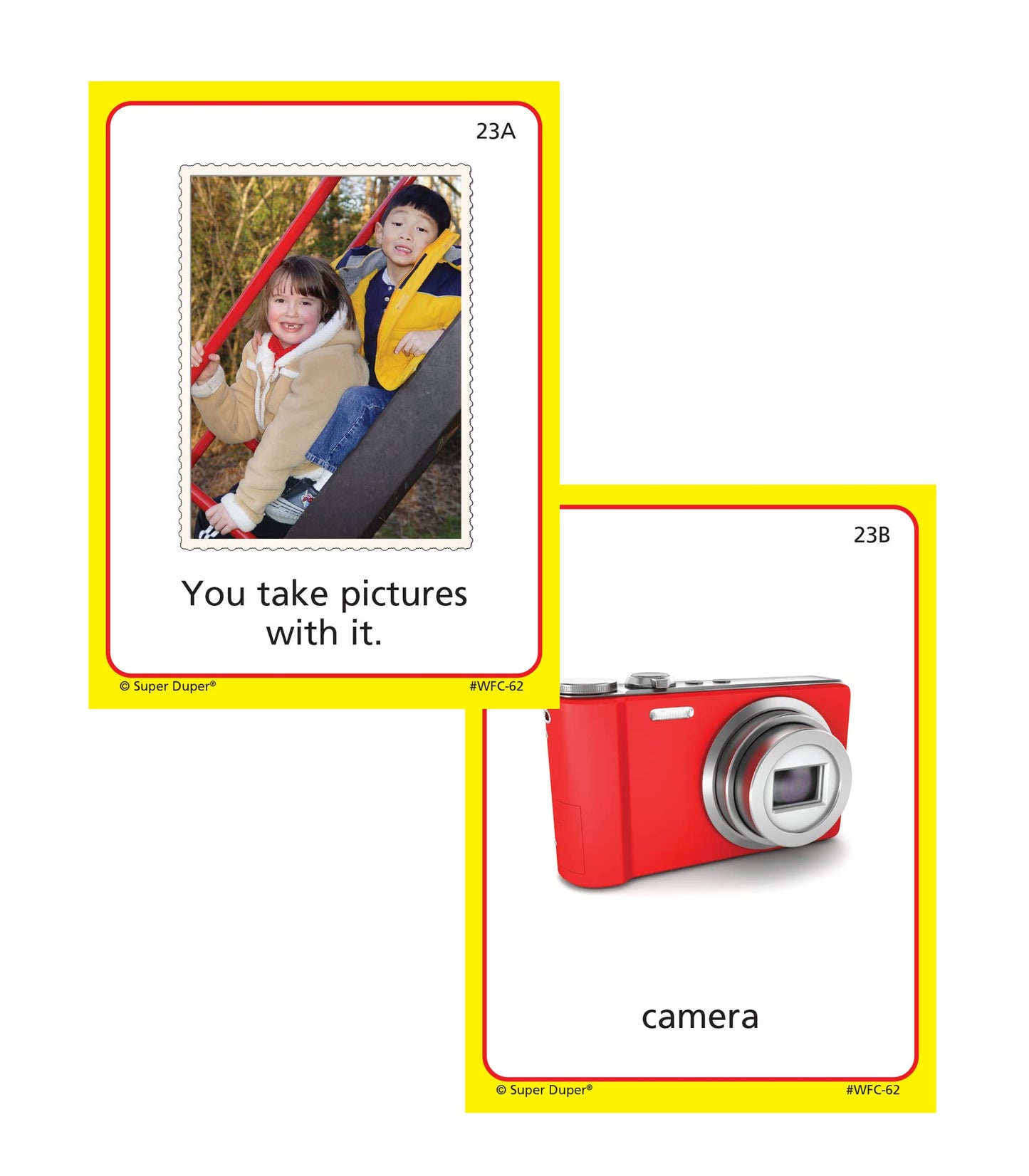 Super Duper Publications | Function Pair-Ups Photo Flash Cards | Identify And Describe Everyday Objects Fun Deck | Educational L