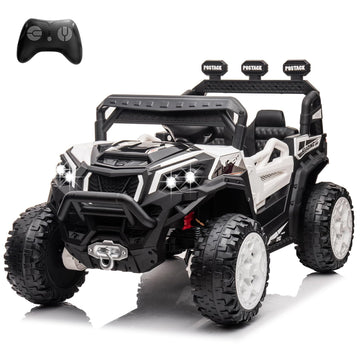 Postack 24V Kids Ride On Car With Parent Remote Control, 2Wd/4Wd Battery Powered Electric Toy Car With Car Key, 4X4 Ride On Utv