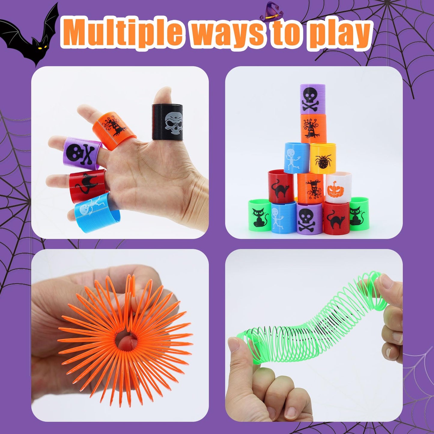 Cocurb 32 Pcs Halloween Mini Spring Party Favors For Kids 4 To 8 Fun Goodie Bag Stuffers For All Hallow'S Day, Classroom Prizes,