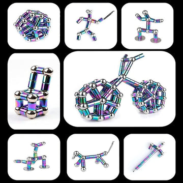 Wqwquu Fidget Pen,Magnetic Pen, Decompression Magnetic Fidget Toy Pen, Magnet Pen Fidget Toy Relieve Pressure Novel Toy Gifts For Kids Or Friends! (Color)