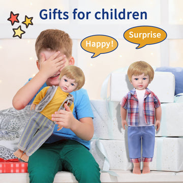 18 Inch Boy Doll Clothes - 18'' Baby Doll Accessories Doll Clothing 8 Pcs For Kids Present Boys And Girls Birthday Christmas