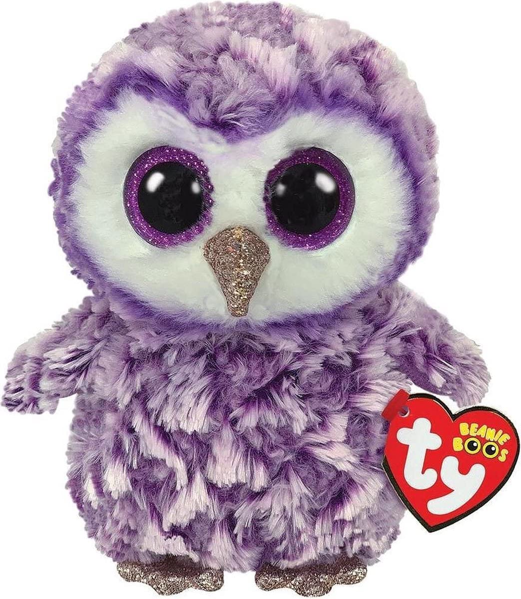 Ty T36461 Moonlight Owl-Boo Med, Multicolored
