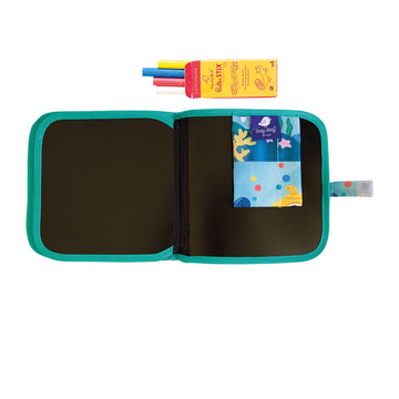 Underwater Notebook - 8 Reusable Pages and 4 Chalks - Jaq Jaq Bird